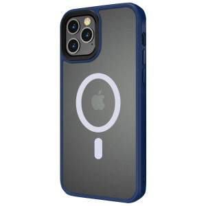 TPU+PC чехол Metal Buttons with Magnetic Fit для Apple iPhone 12 Pro Max (6.7")