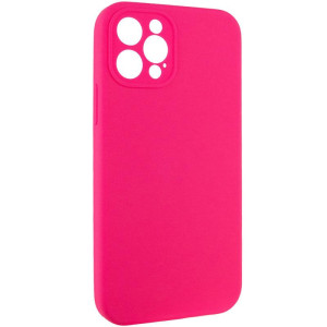 Чохол Silk Full Camera Protective (AA) NO LOGO для Apple iPhone 12 Pro Max (6.7") – Рожевий