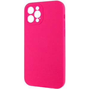 Чохол Silk Full Camera Protective (AA) NO LOGO для Apple iPhone 12 Pro Max (6.7") – Рожевий