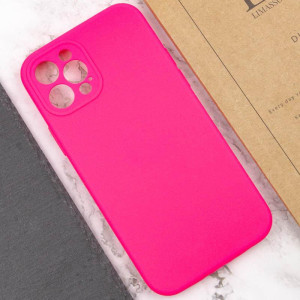 Чохол Silk Full Camera Protective (AA) NO LOGO для Apple iPhone 12 Pro Max (6.7") – Рожевий