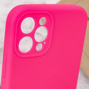 Чохол Silk Full Camera Protective (AA) NO LOGO для Apple iPhone 12 Pro Max (6.7") – Рожевий