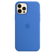 Чехол Silicone Case Full Protective (AA) для Apple iPhone 12 Pro Max (6.7") – Синий