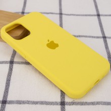 Чехол Silicone Case Full Protective (AA) для Apple iPhone 12 Pro Max (6.7") – Желтый