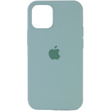 Чохол Silicone Case Full Protective (AA) для Apple iPhone 12 Pro Max (6.7") – Бірюзовий