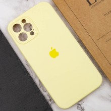 Чохол Silicone Case Full Camera Protective (AA) для Apple iPhone 12 Pro Max (6.7") – Жовтий