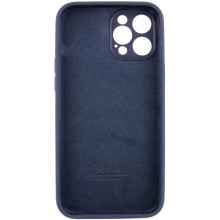 Чехол Silicone Case Full Camera Protective (AA) для Apple iPhone 12 Pro Max (6.7") – Темно-синий