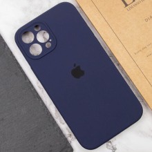 Чохол Silicone Case Full Camera Protective (AA) для Apple iPhone 12 Pro Max (6.7") – Темно-синій