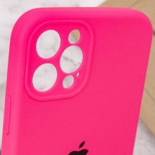 Чехол Silicone Case Full Camera Protective (AA) для Apple iPhone 12 Pro Max (6.7") – Розовый