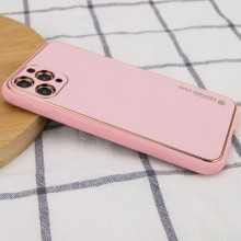 Шкіряний чохол Xshield для Apple iPhone 12 Pro Max (6.7") – Рожевий