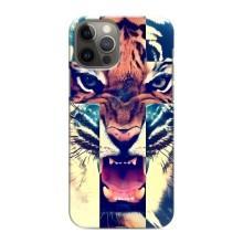 Чехлы с изображением разных животных для iPhone 12 Pro Max (Яркий Тигр)
