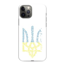 Чохли для iPhone 12 Pro Max Укр. Символіка (AlphaPrint) (Герб з букв)