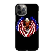 Чехол Флаг USA для iPhone 12 Pro Max (Крылья США)