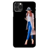 Чехол с картинкой Модные Девчонки iPhone 12 Pro Max (Девушка со смартфоном)