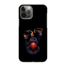 Чохол з Мавпами iPhone 12 Pro Max - (AlphaPrint) (Три мавпи)