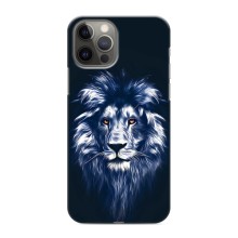 Чехол со Львом для iPhone 12 Pro Max (VPrint) (Синий Лев)