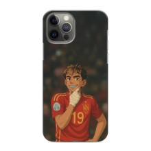 Чехол с футболистом Ламин Ямаль iPhone 12 Pro Max (Ямаль аниме)