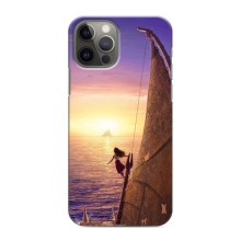 Чехол с мультфильмом Моана iPhone 12 Pro Max (Моана в море)