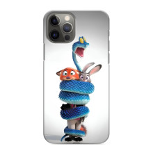 Силиконовый чехол с принтом Зоотрополіс для iPhone 12 Pro Max – Змея Зоо