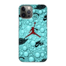 Силиконовый Чехол Nike Air Jordan на Айфон 12 Про Макс (Джордан Найк)