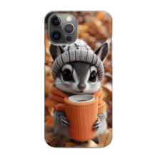 Печатный чехол «Зверята с кофе» для iPhone 12 Pro Max