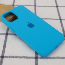 Чехол Silicone Case Full Protective (AA) для Apple iPhone 12 Pro / 12 (6.1") – Голубой