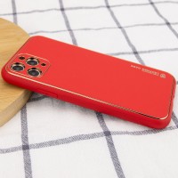 Кожаный чехол Xshield для Apple iPhone 12 Pro (6.1") – Красный