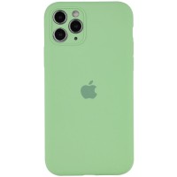 Чехол Silicone Case Full Camera Protective (AA) для Apple iPhone 12 Pro (6.1") – Мятный