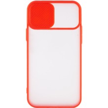 Чехол Camshield mate TPU со шторкой для камеры для Apple iPhone 12 Pro / 12 (6.1") – Красный