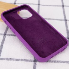 Чехол Silicone Case Full Protective (AA) для Apple iPhone 12 Pro / 12 (6.1") – Фиолетовый
