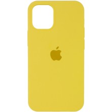 Чехол Silicone Case Full Protective (AA) для Apple iPhone 12 Pro / 12 (6.1") – Желтый