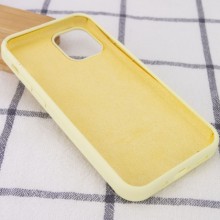 Чехол Silicone Case Full Protective (AA) для Apple iPhone 12 Pro / 12 (6.1") – Желтый