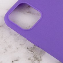 Силіконовий чохол Candy для Apple iPhone 12 Pro / 12 (6.1") – Бузковий