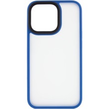 TPU+PC чехол Metal Buttons для Apple iPhone 12 Pro / 12 (6.1") – Голубой