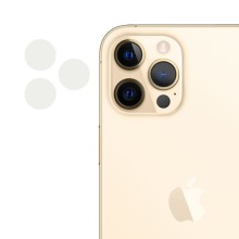 Гибкое защитное стекло 0.18mm на камеру (тех.пак) для Apple iPhone 12 Pro (6.1") / 11 Pro/11 Pro Max – Прозрачный