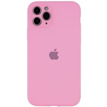 Чехол Silicone Case Full Camera Protective (AA) для Apple iPhone 12 Pro (6.1") – Розовый