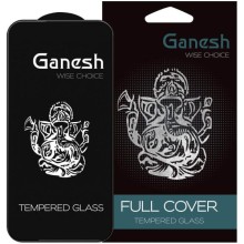 Защитное стекло Ganesh (Full Cover) для Apple iPhone 12 Pro / 12 (6.1") – Черный