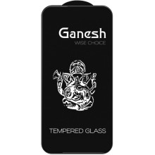 Защитное стекло Ganesh (Full Cover) для Apple iPhone 12 Pro / 12 (6.1") – Черный