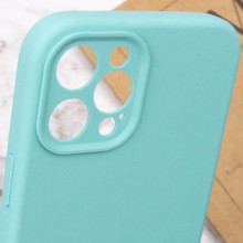 Чохол Silicone Case Full Camera Protective (AA) NO LOGO для Apple iPhone 12 Pro (6.1") – Бірюзовий