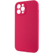 Чехол Silicone Case Full Camera Protective (AA) NO LOGO для Apple iPhone 12 Pro (6.1") – Красный
