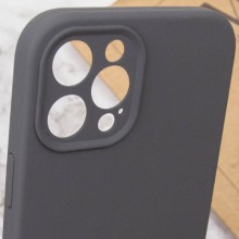 Чохол Silicone Case Full Camera Protective (AA) NO LOGO для Apple iPhone 12 Pro (6.1") – Сірий