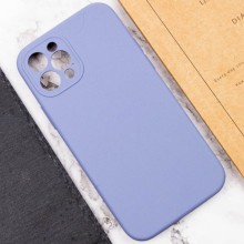 Чехол Silicone Case Full Camera Protective (AA) NO LOGO для Apple iPhone 12 Pro (6.1") – Серый