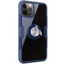 TPU+PC чохол Deen CrystalRing for Magnet (opp) для Apple iPhone 12 Pro / 12 (6.1") – Безбарвний
