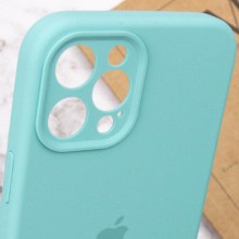 Чехол Silicone Case Full Camera Protective (AA) для Apple iPhone 12 Pro (6.1") – Бирюзовый