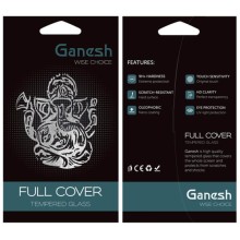 Защитное стекло Ganesh (Full Cover) для Apple iPhone 12 Pro / 12 (6.1") – Черный