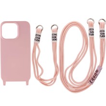 Чехол TPU two straps California для Apple iPhone 12 Pro / 12 (6.1") (Розовый)