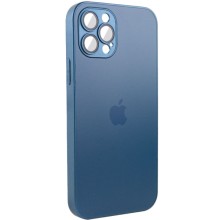 Чохол TPU+Glass Sapphire matte case для Apple iPhone 12 Pro (6.1") – Navy Blue