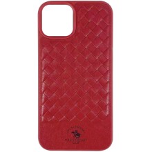 Шкіряний чохол Polo Santa Barbara для Apple iPhone 12 Pro / 12 (6.1") (Red)