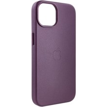 Шкіряний чохол Leather Case (AA Plus) with MagSafe для Apple iPhone 12 Pro / 12 (6.1") – Dark Cherry