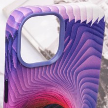 Шкіряний чохол Colour Splash with MagSafe для Apple iPhone 12 Pro / 12 (6.1") – Purple