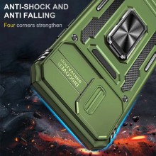 Ударопрочный чехол Camshield Army Ring для Apple iPhone 12 Pro / 12 (6.1") – Оливковый